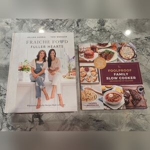 LOT OF 2 BOOKS - Fraiche Food Fuller Hearts Cookbook